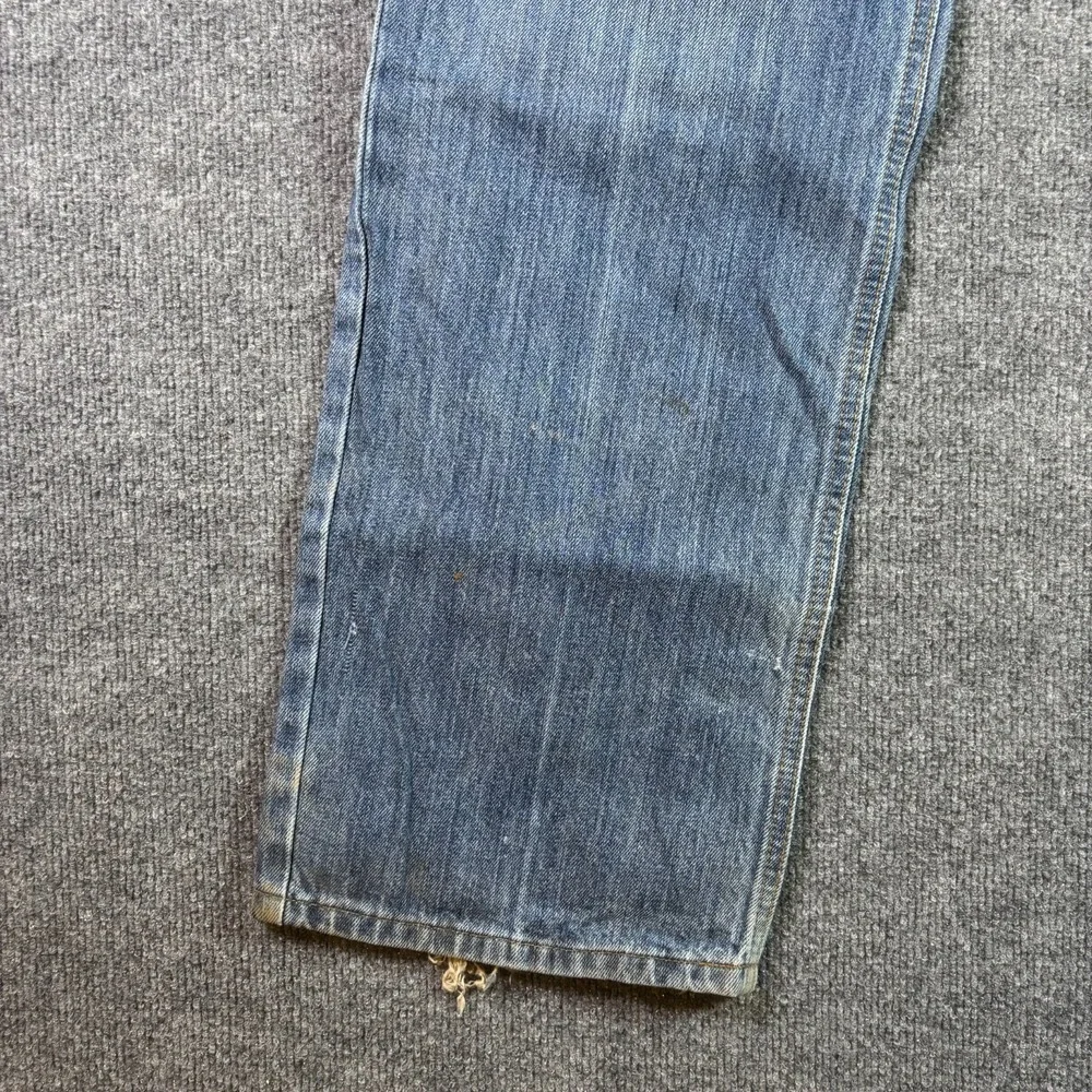 Cinch White Label 013 Jeans Men's 38x36 Blue Denim Straight Relaxed-Fit Faded